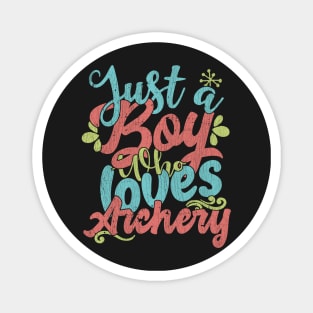 Just A Boy Who Loves Archery Gift product Magnet